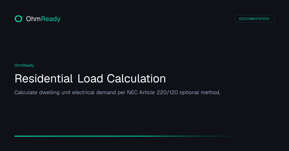 Residential Load Calculation — OhmReady | OrbitalJump
